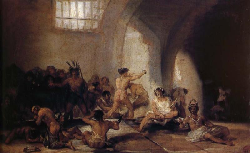 Francisco Goya The Madhouse oil painting image